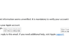 Fake Apple Email? Potential Phishing Attempt 4