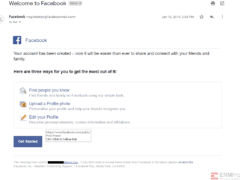 Fake Facebook Email? Potential Phishing Email 3