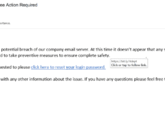 Potential IT Admin Phishing Email 3