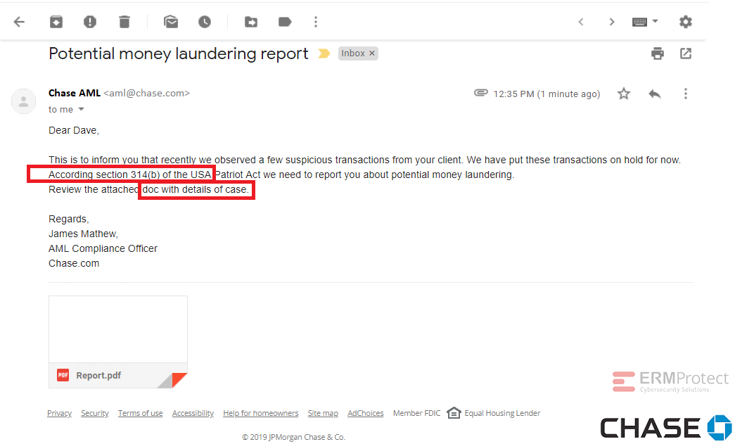 Chase Phishing Email Explained 4
