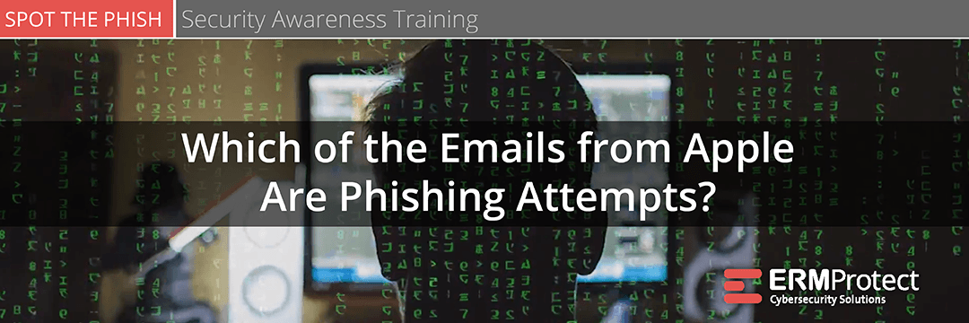 Which of the emails from Apple are phishing attempts? Spot the phish