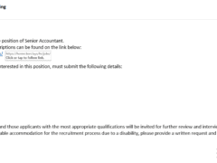 Potential Barclays Job Opening Phishing Email 3