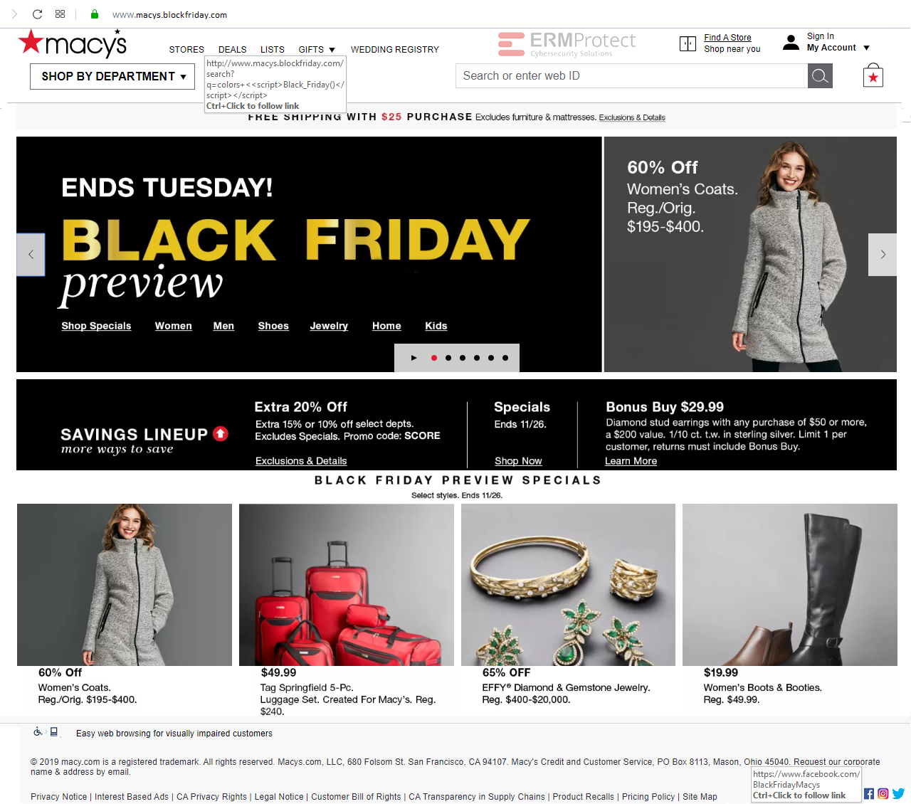 macys black friday coats