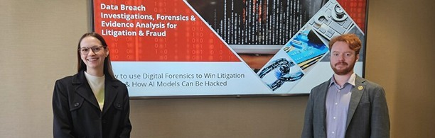 ERMProtect presents on Digital Forensics for Litigation and AI to large, Am Law 100 firm.