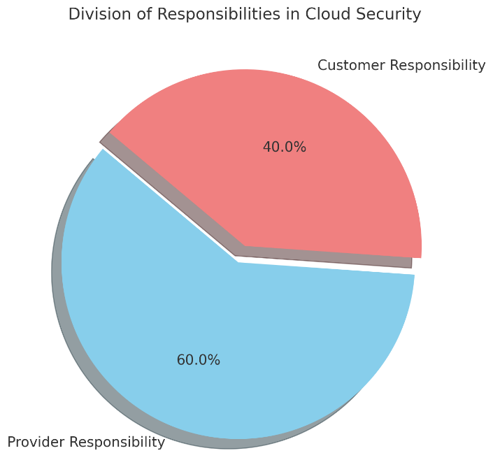 Division of Responsibilities in Cloud Security